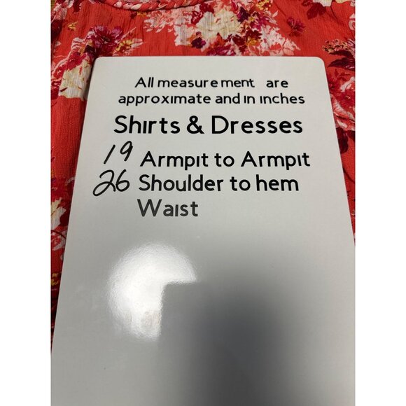 Torrid Floral Print Coral Sleeveless Top With Braided Straps Size 1X - Picture 6 of 6